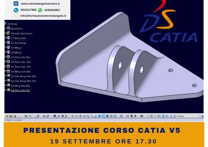 Presentazione corso catia v5 – settembre 2018 napoli