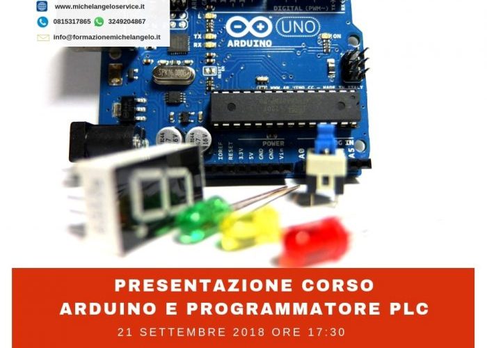 Presentazione Corso Arduino e Programmatore PLC - settembre 2018